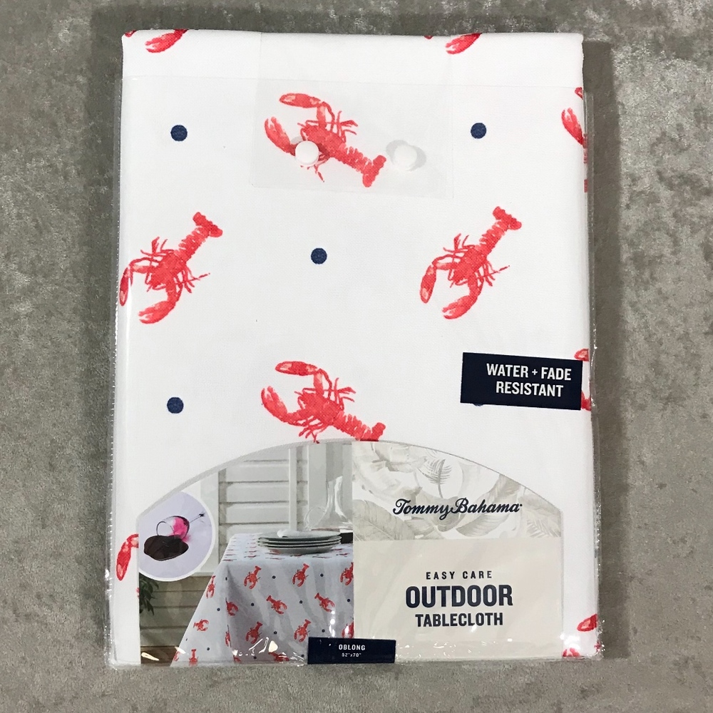 TOMMY BAHAMA OUTDOOR OBLONG TABLECLOTH 52X70
